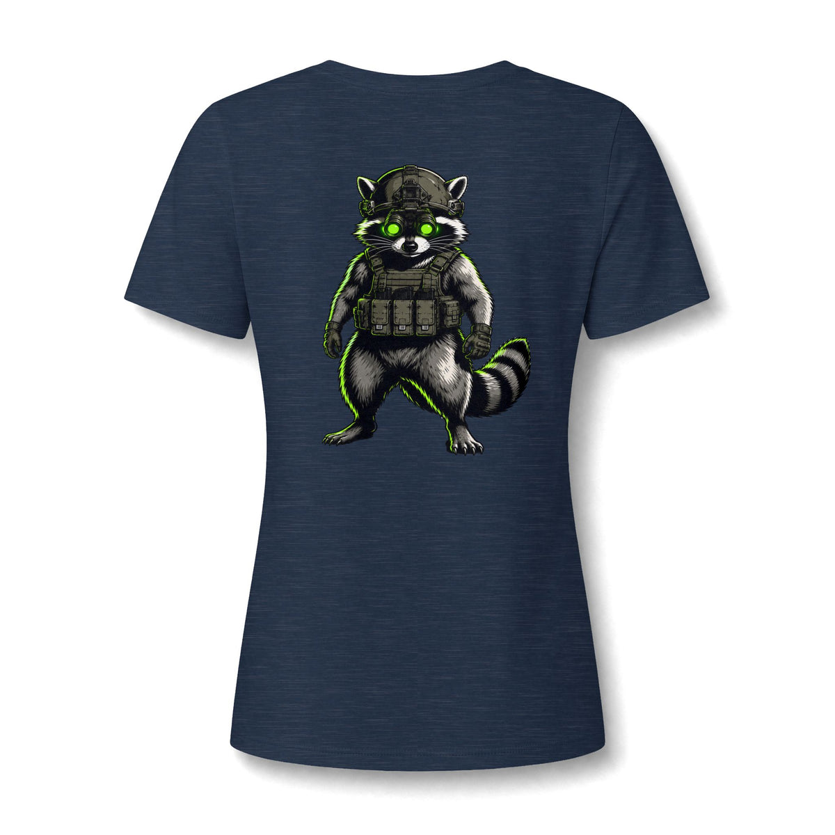 ThreadedShield "Tactical Trash Panda" Women’s Relaxed V-Neck Tee
