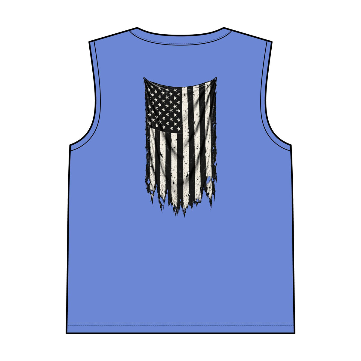 ThreadedShield Supply Co. Crest & Flag V.I.T. Muscle Tank