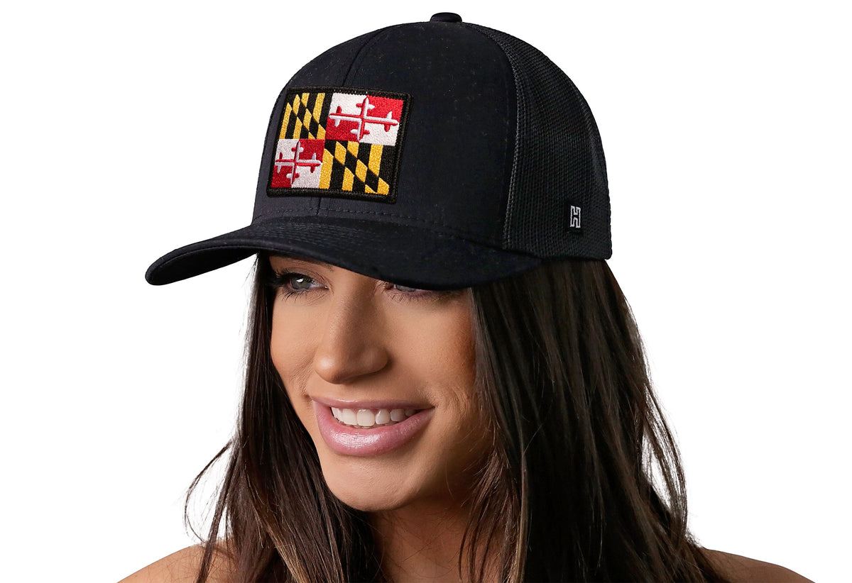 Maryland Flag Trucker Hat | MD Snapback