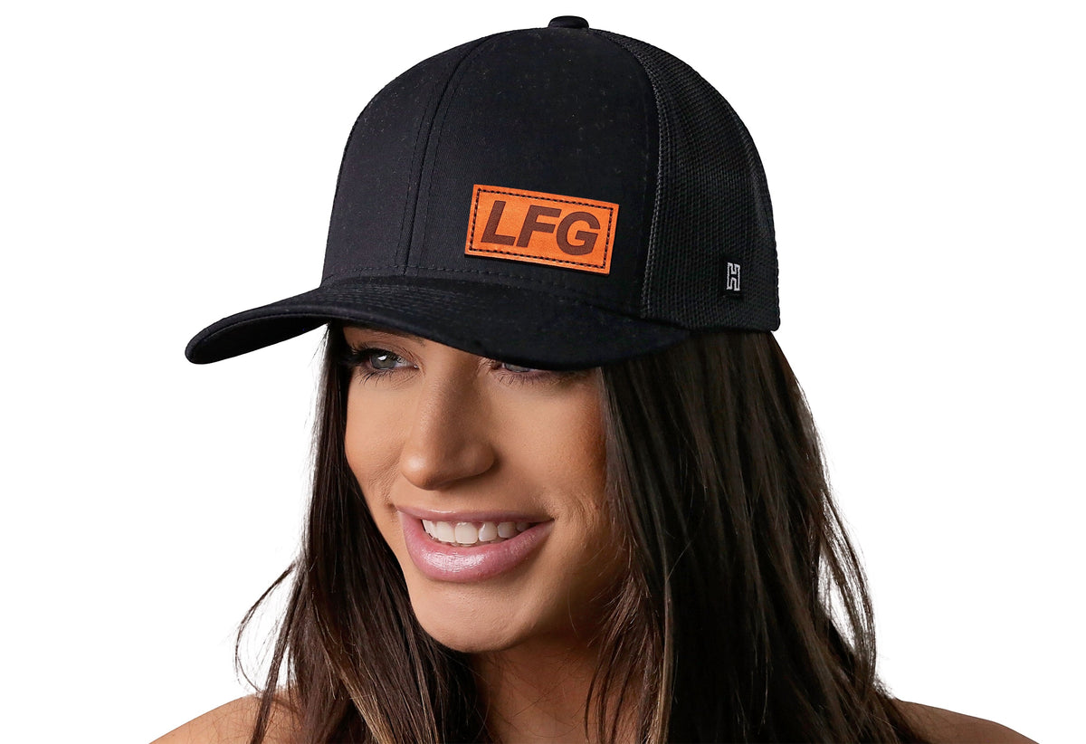LFG Trucker Hat | Leather Lets Go Snapback