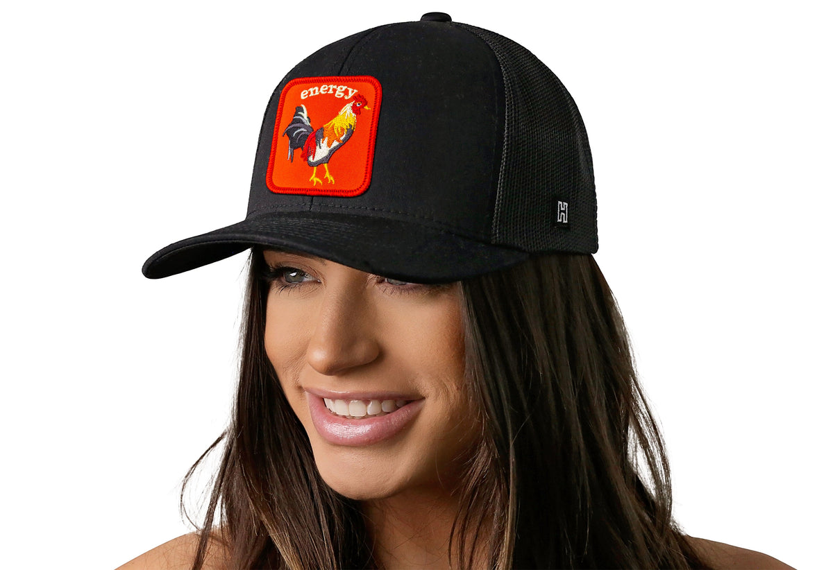 Rooster Energy Trucker Hat | chicken Snapback