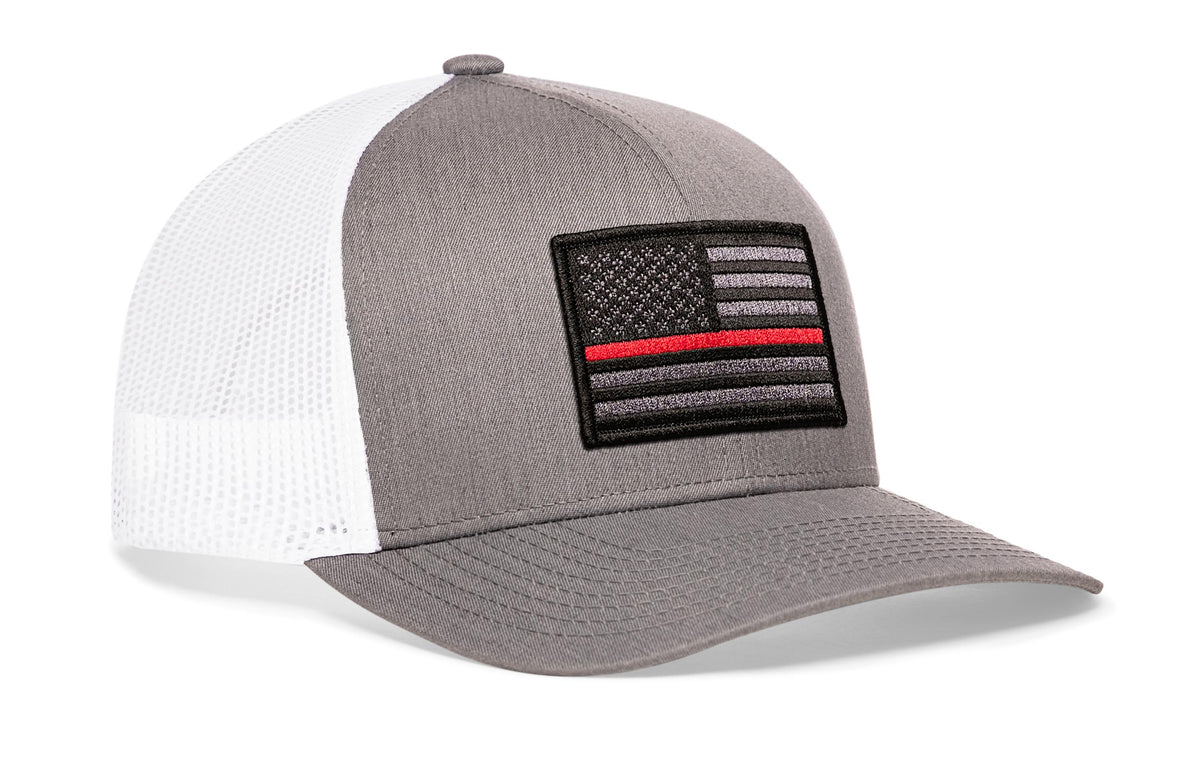 Thin Red Line Trucker Hat | Tactical Firefighter Snapback