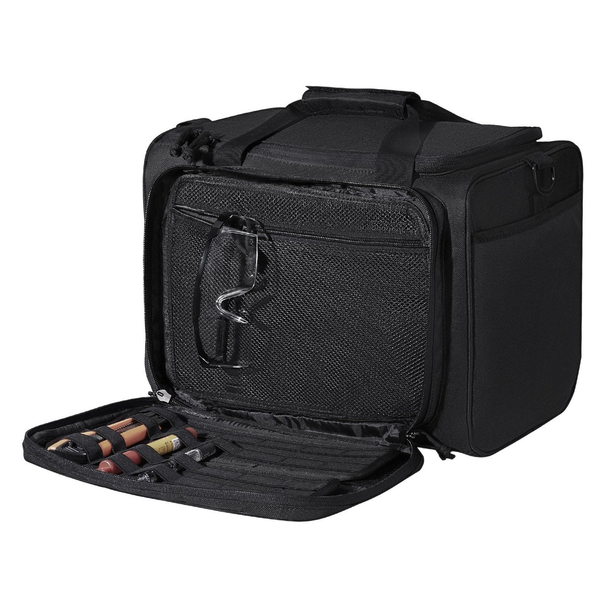 Range Bag for 3 Pistols, with Single Shoulder Strip