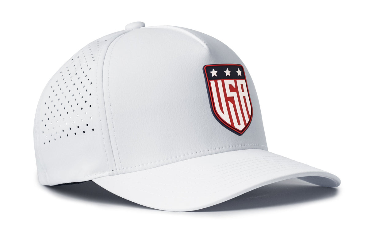 USA Shield Performance 5-Panel Hat | America Flexfit Snapback