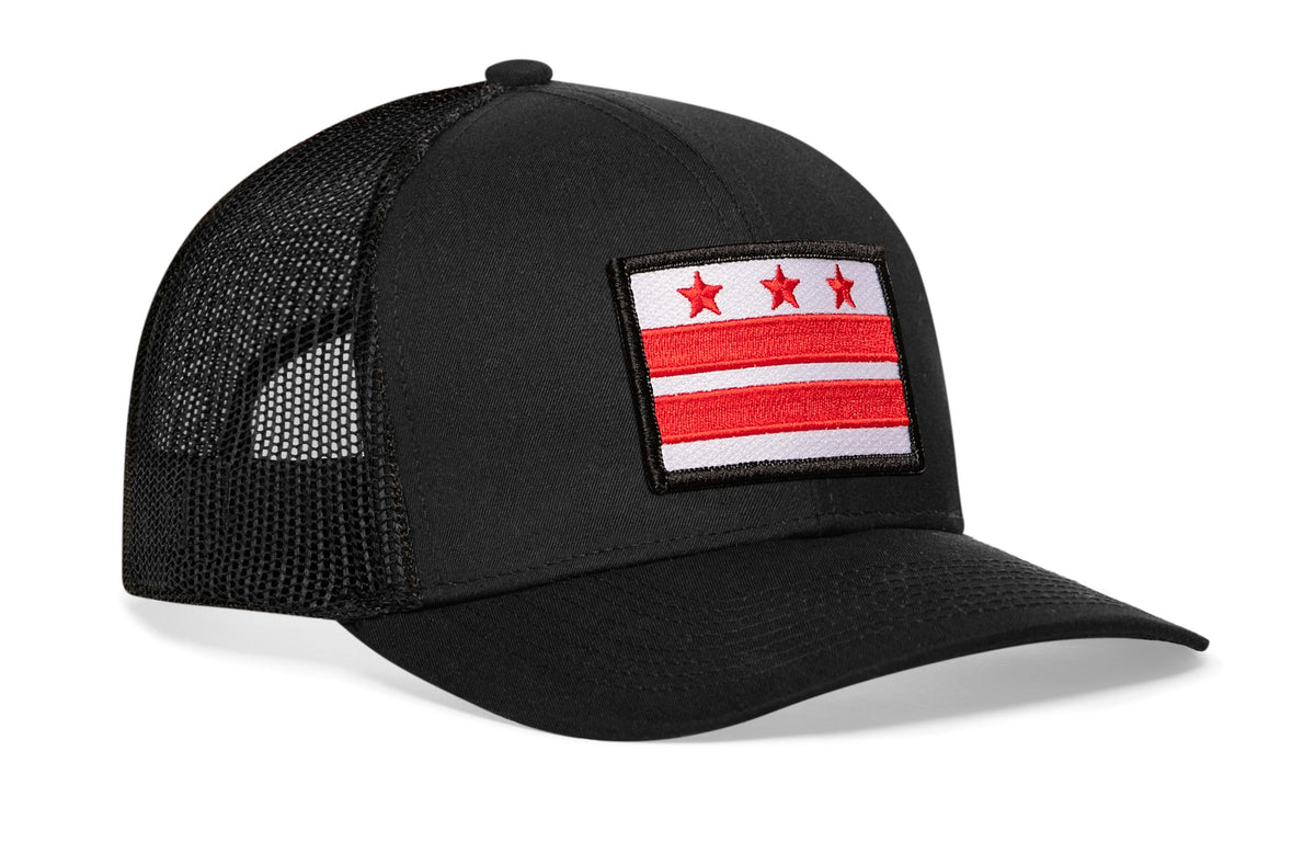 Washington DC Flag Trucker Hat | DC Snapback