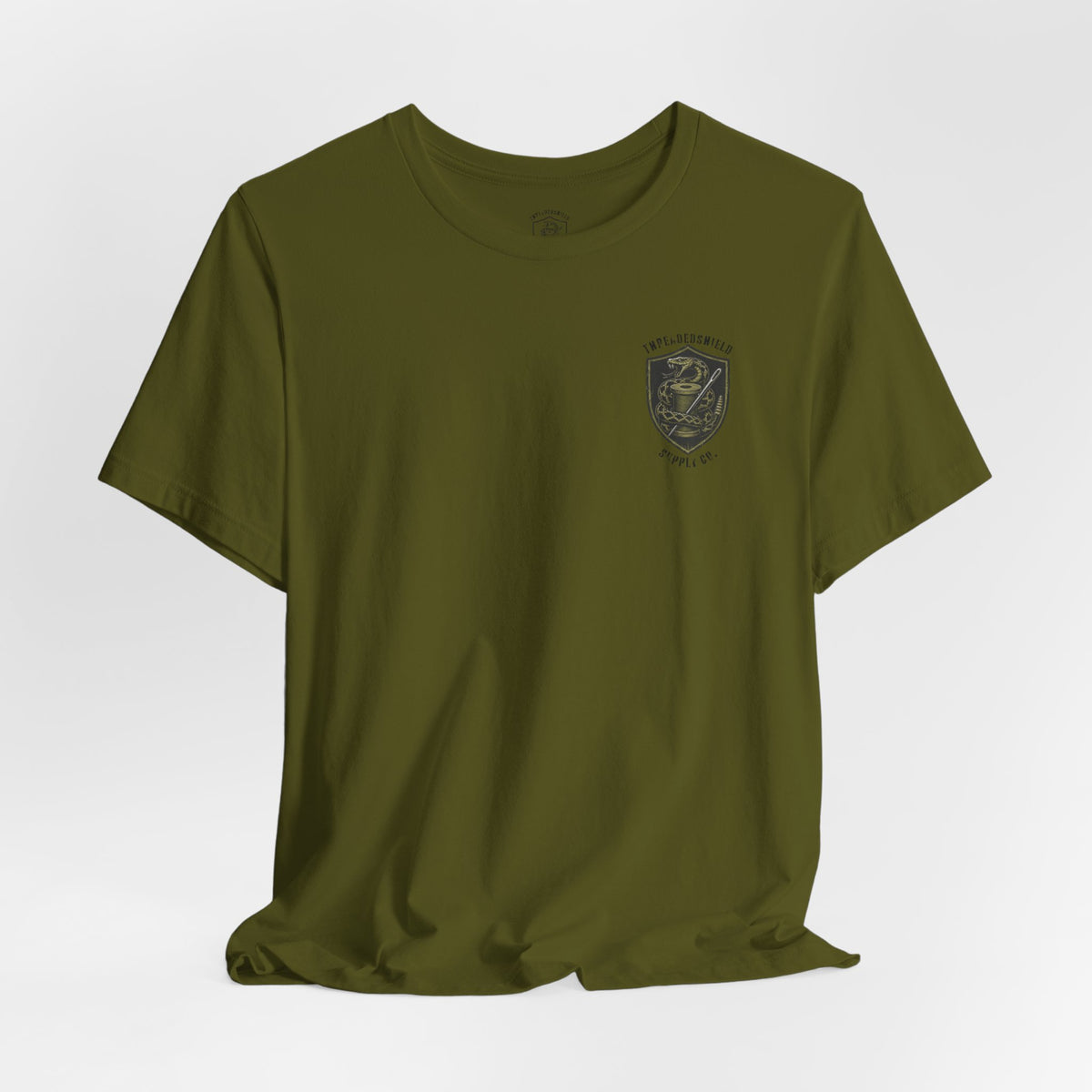 ThreadedShield Supply Co. Crest & Flag Tee