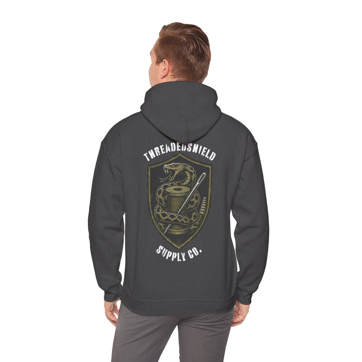 ThreadedShield Supply Co. Crest Heavyweight Hoodie
