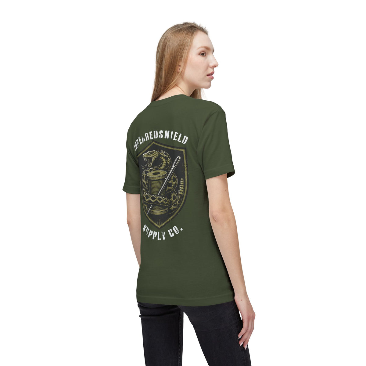 ThreadedShield Supply Co. Crest T-shirt - Premium USA Made