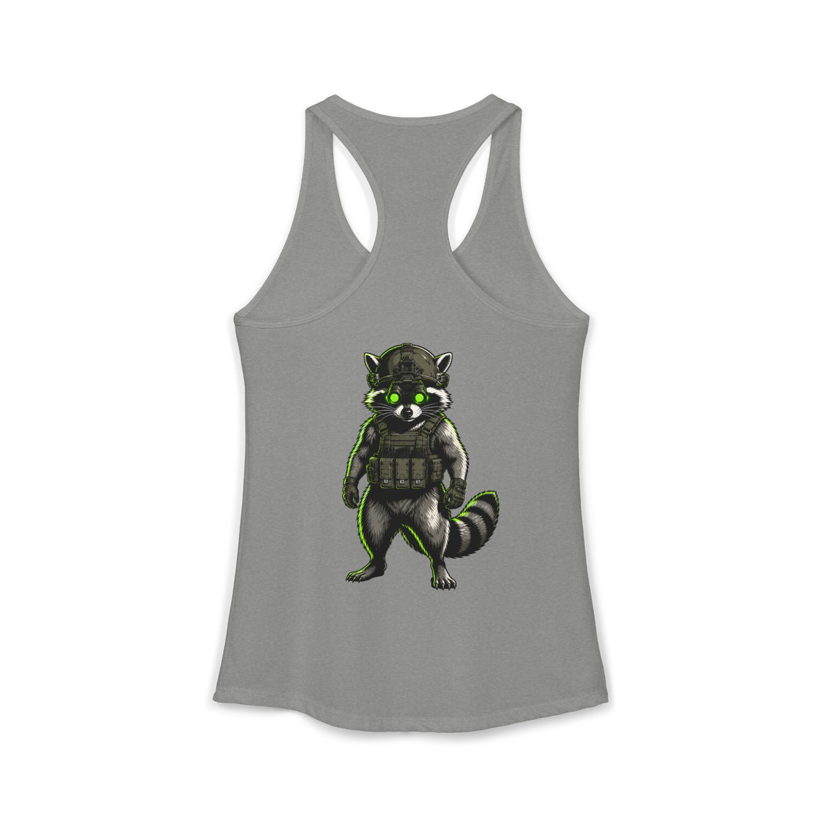 ThreadedShield "Tactical Trash Panda" Women’s Racerback Tank