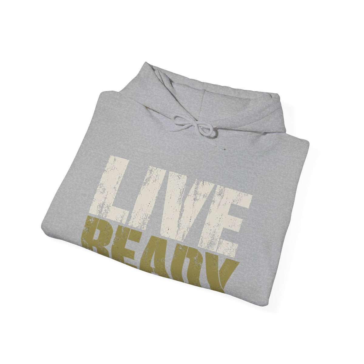 ThreadedShield Live Ready. Heavyweight Hoodie
