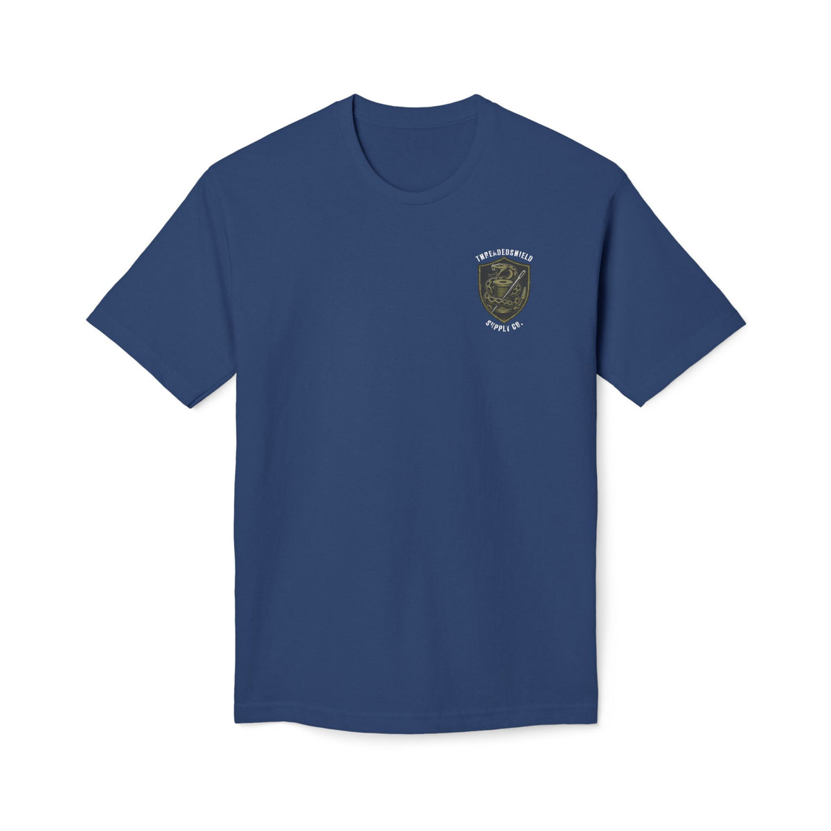 ThreadedShield Supply Co. Crest & Flag T-shirt - Premium USA Made