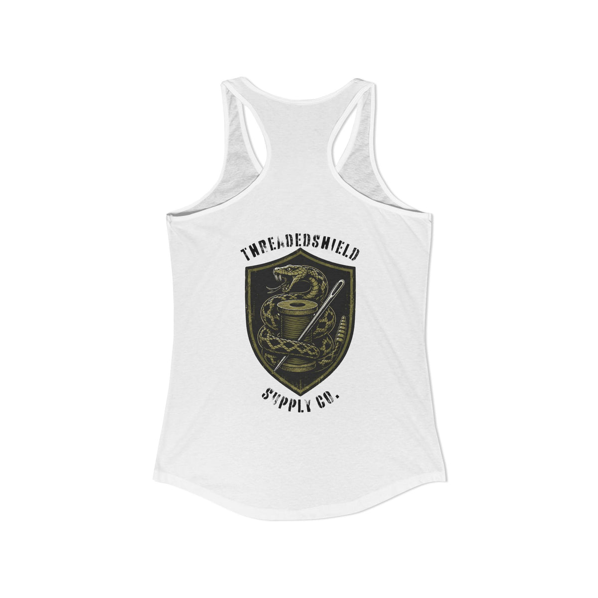 ThreadedShield Supply Co. Women’s Crest Racerback Tank
