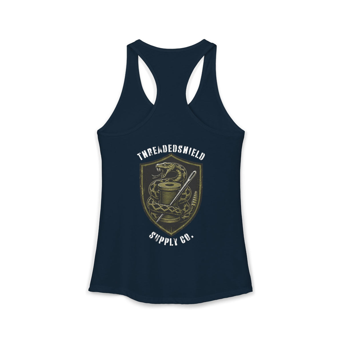 ThreadedShield Supply Co. Women’s Crest Racerback Tank
