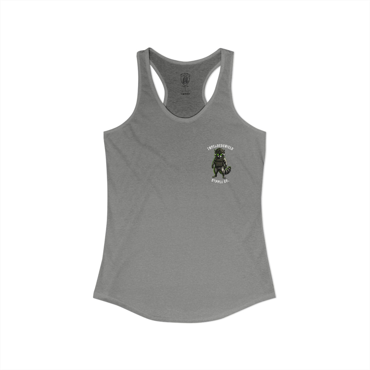 ThreadedShield "Tactical Trash Panda" Women’s Racerback Tank