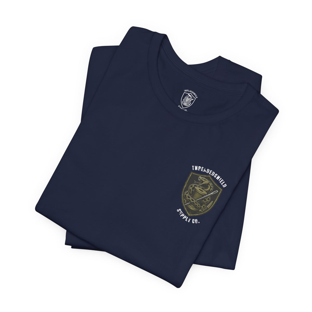ThreadedShield Supply Co. Crest & Flag Tee