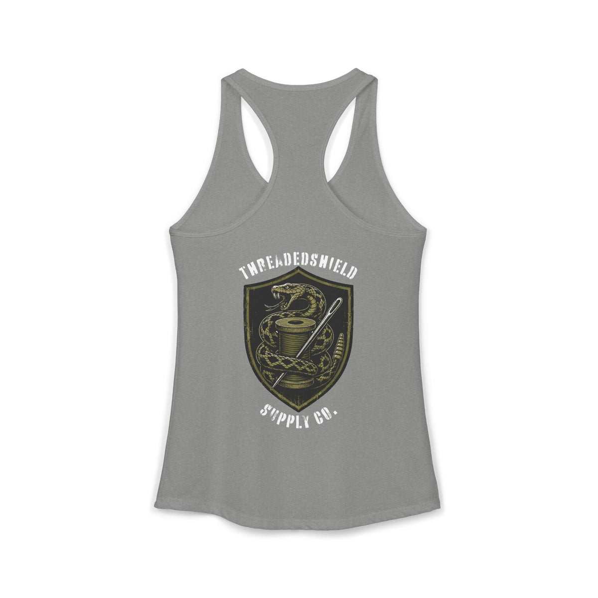 ThreadedShield Supply Co. Women’s Crest Racerback Tank