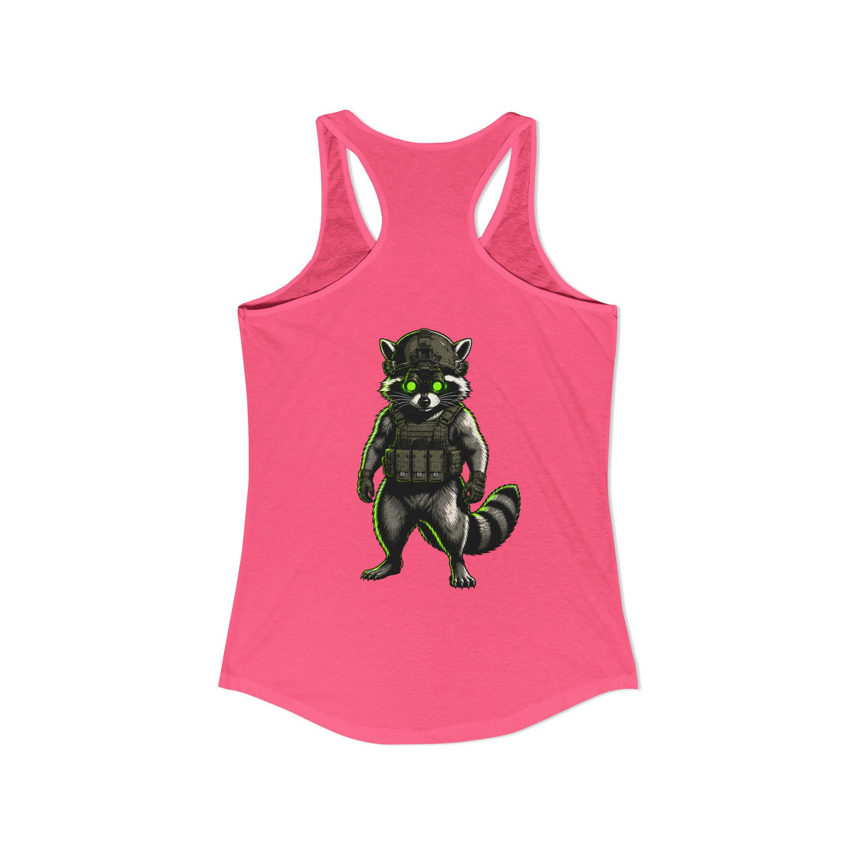 ThreadedShield "Tactical Trash Panda" Women’s Racerback Tank