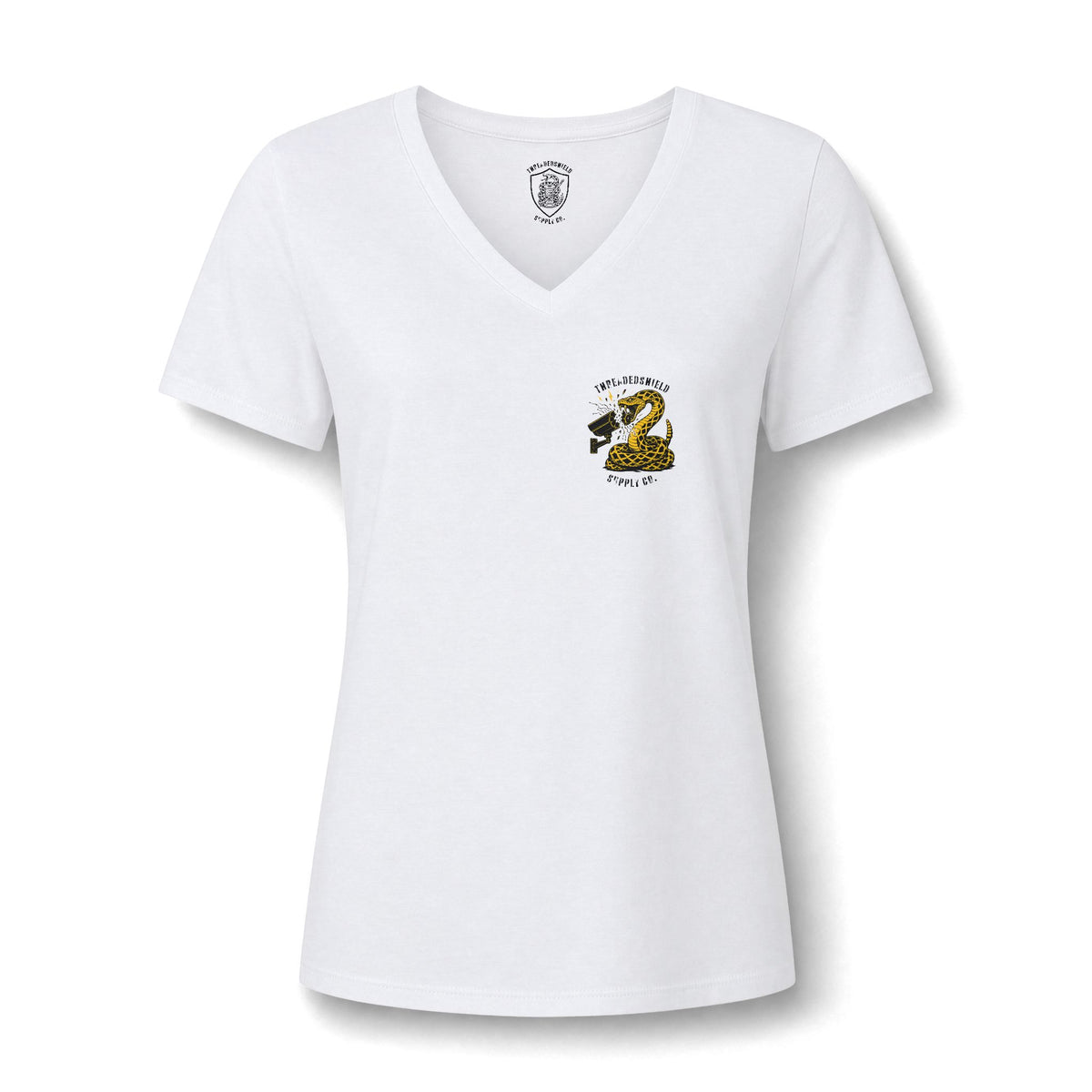 ThreadedShield "Flock DTOM" Women’s Relaxed V-Neck Tee