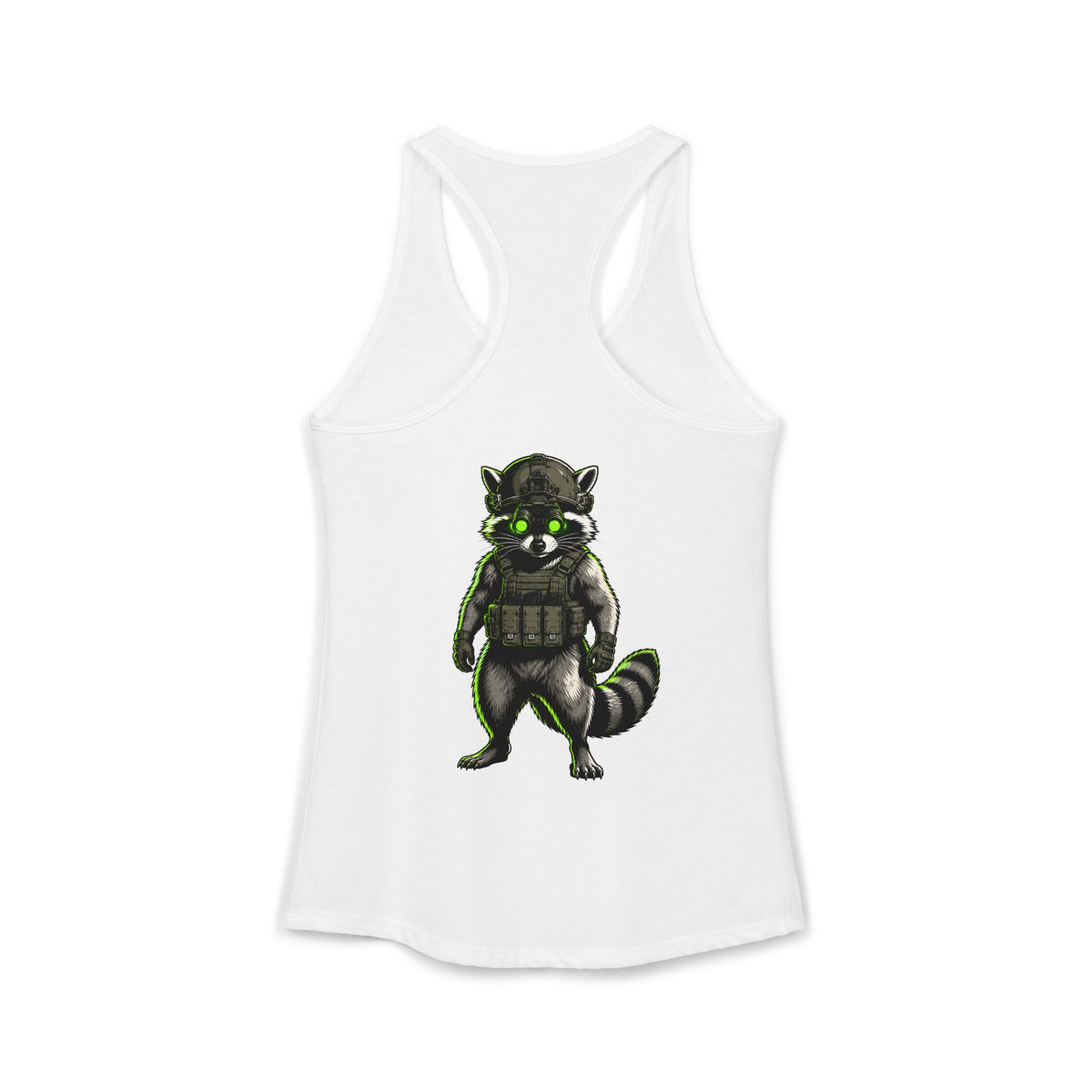 ThreadedShield "Tactical Trash Panda" Women’s Racerback Tank