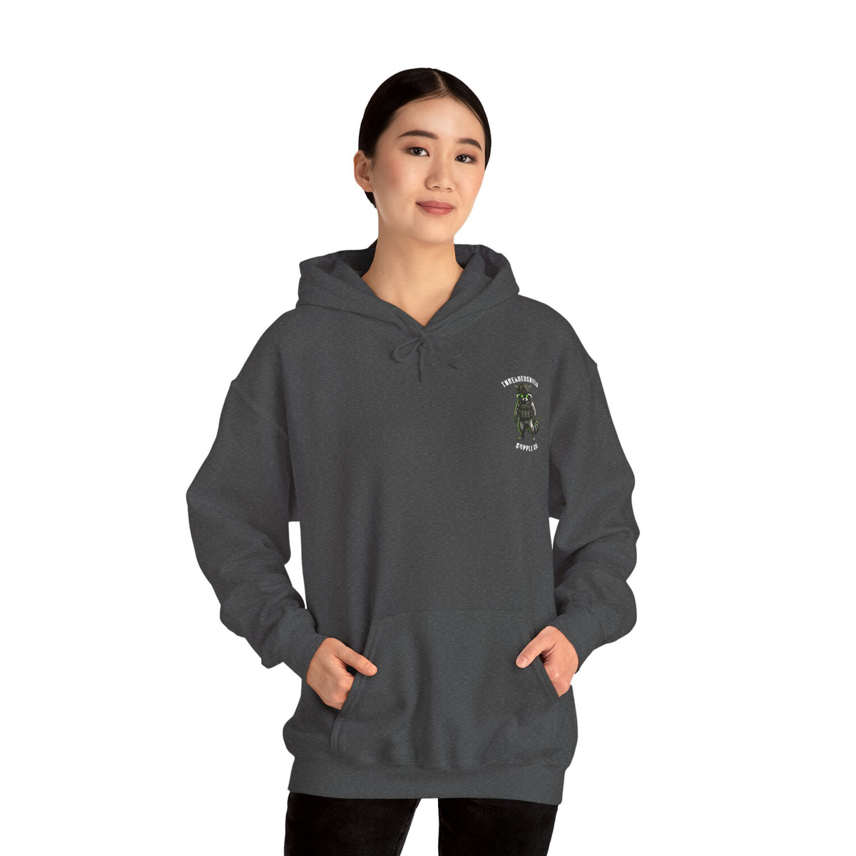 ThreadedShield "Tactical Trash Panda" Minimalist Heavyweight Hoodie