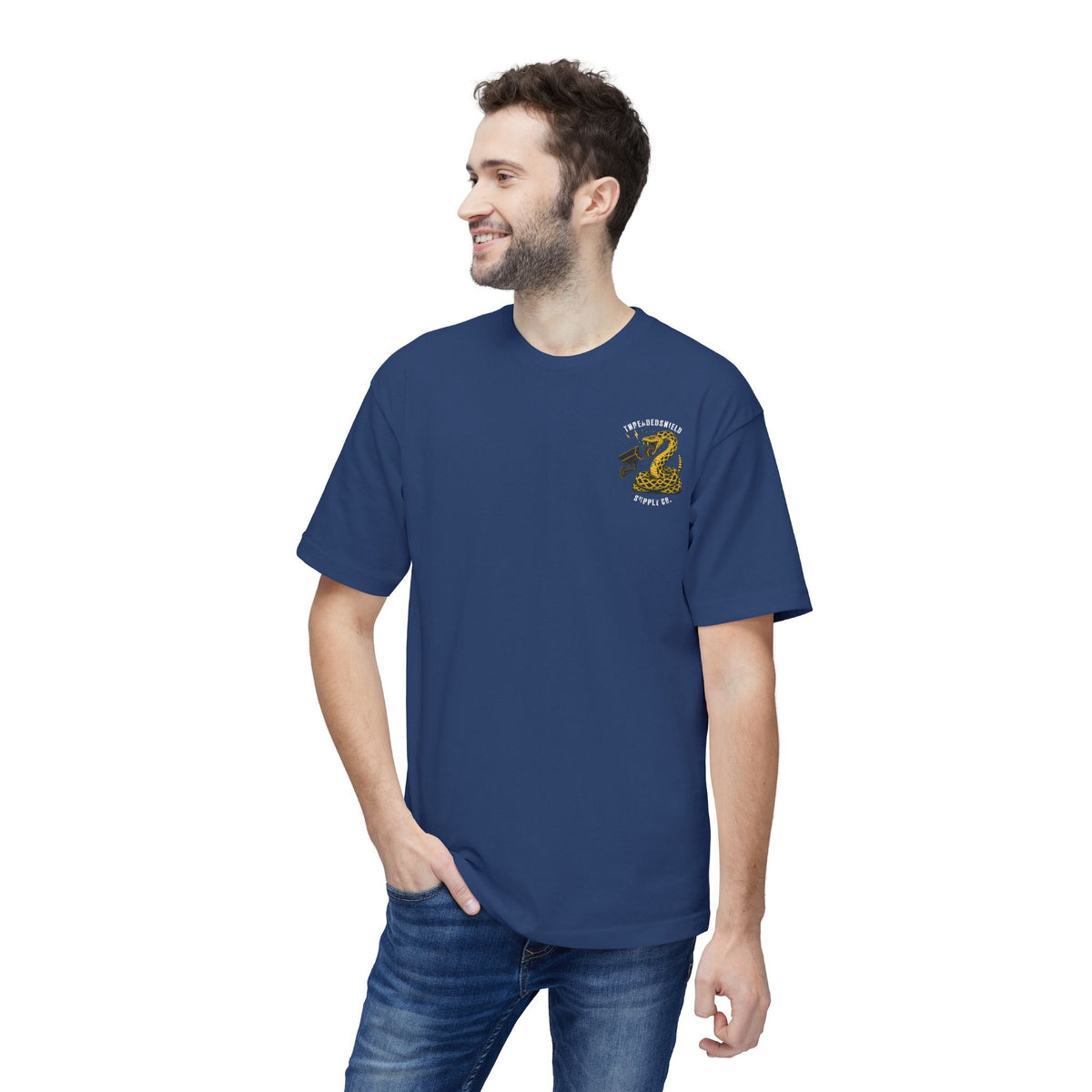 ThreadedShield Supply Co. Flock DTOM T-shirt - Premium USA Made