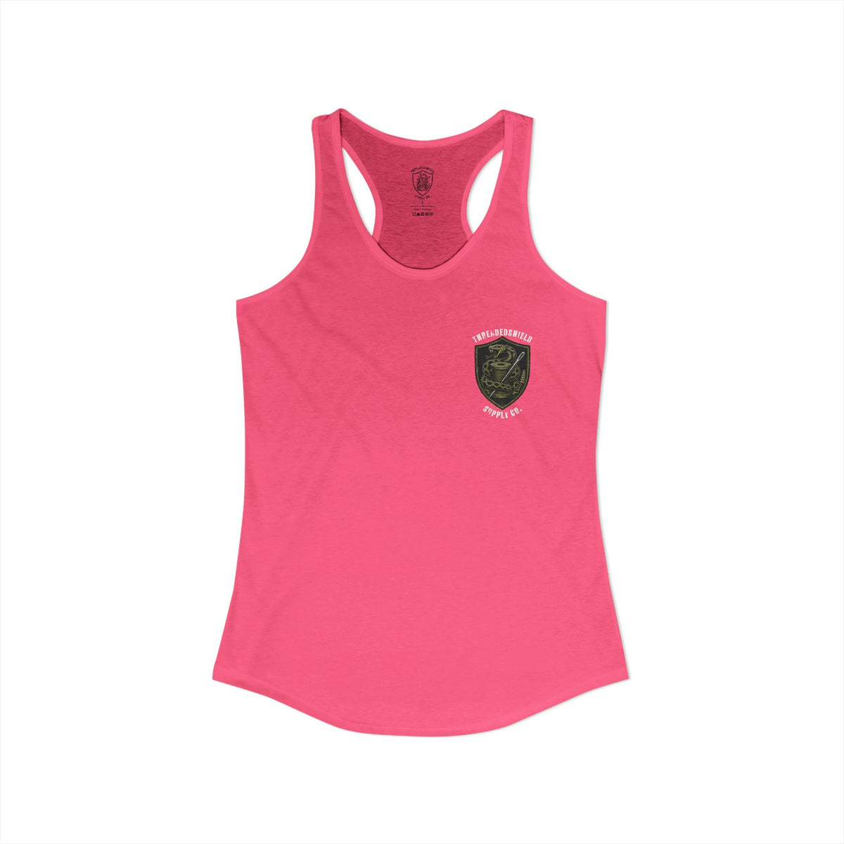 ThreadedShield Supply Co. Women’s Crest Racerback Tank