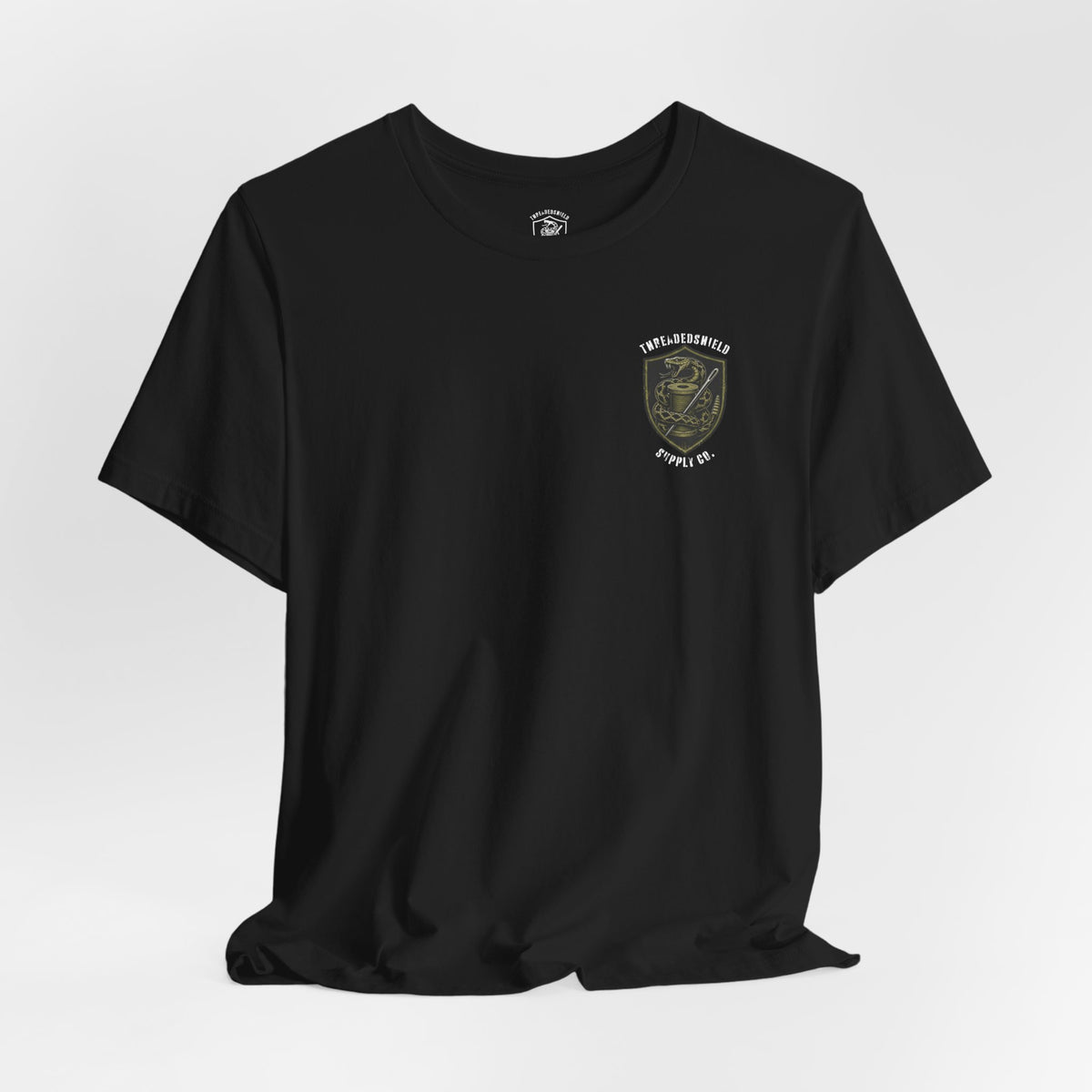 ThreadedShield Supply Co. Crest & Flag Tee