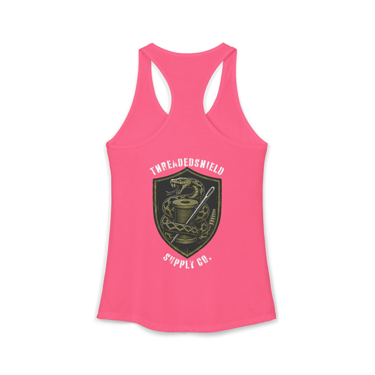 ThreadedShield Supply Co. Women’s Crest Racerback Tank