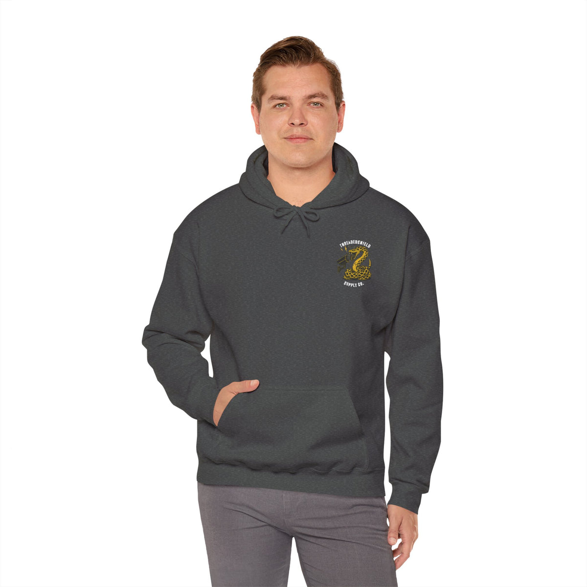 ThreadedShield "Flock DTOM" Heavyweight Graphic Hoodie