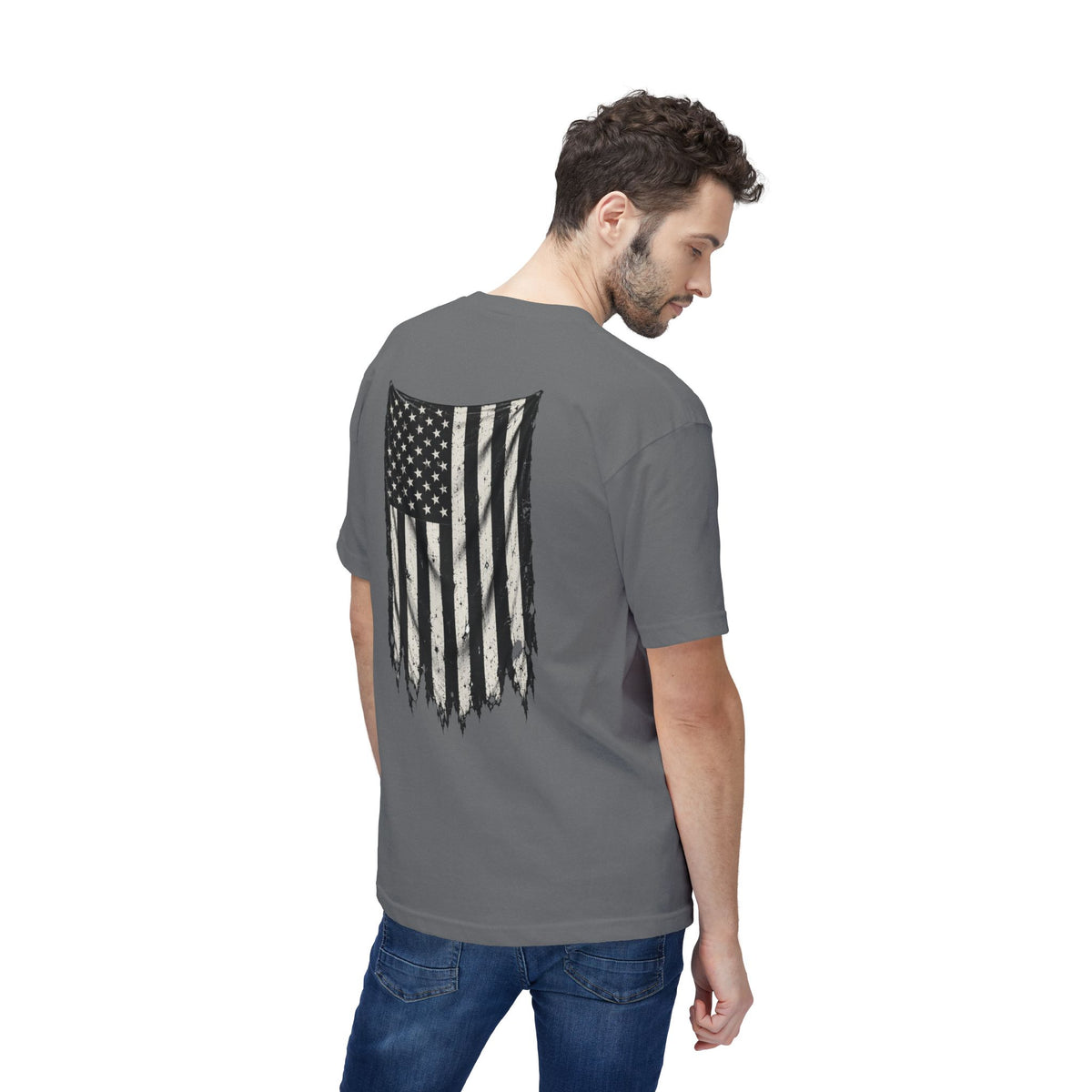 ThreadedShield Supply Co. Crest & Flag T-shirt - Premium USA Made