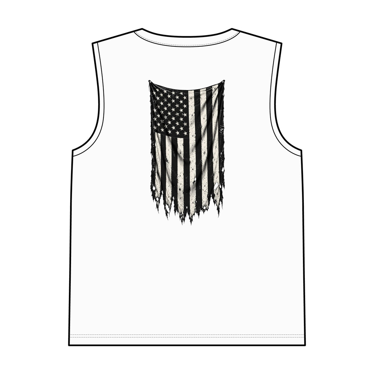 ThreadedShield Supply Co. Crest & Flag V.I.T. Muscle Tank