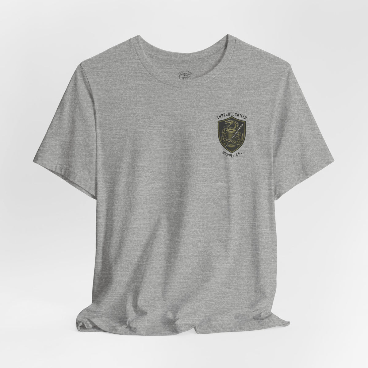 ThreadedShield Supply Co. Crest & Flag Tee