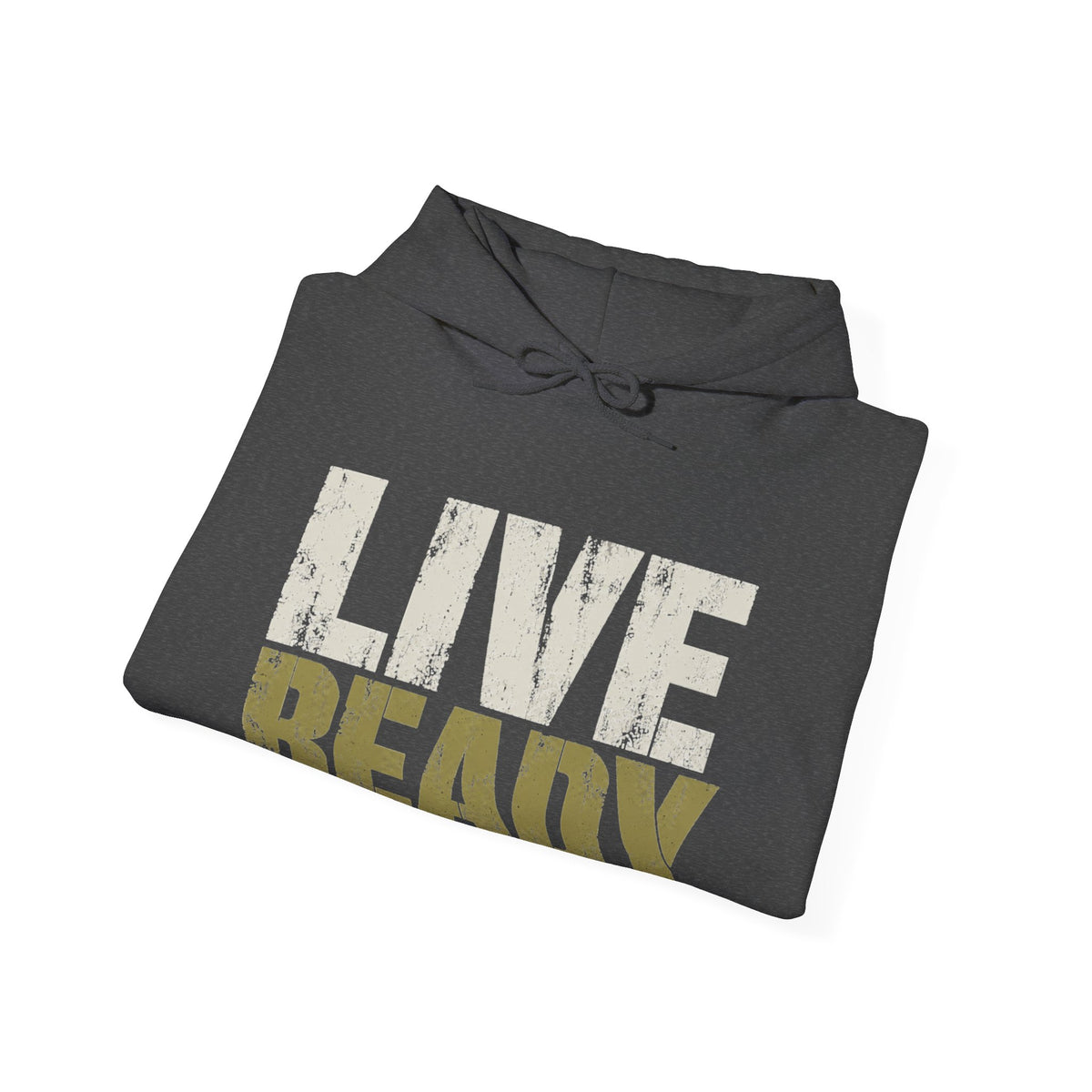 ThreadedShield Live Ready. Heavyweight Hoodie