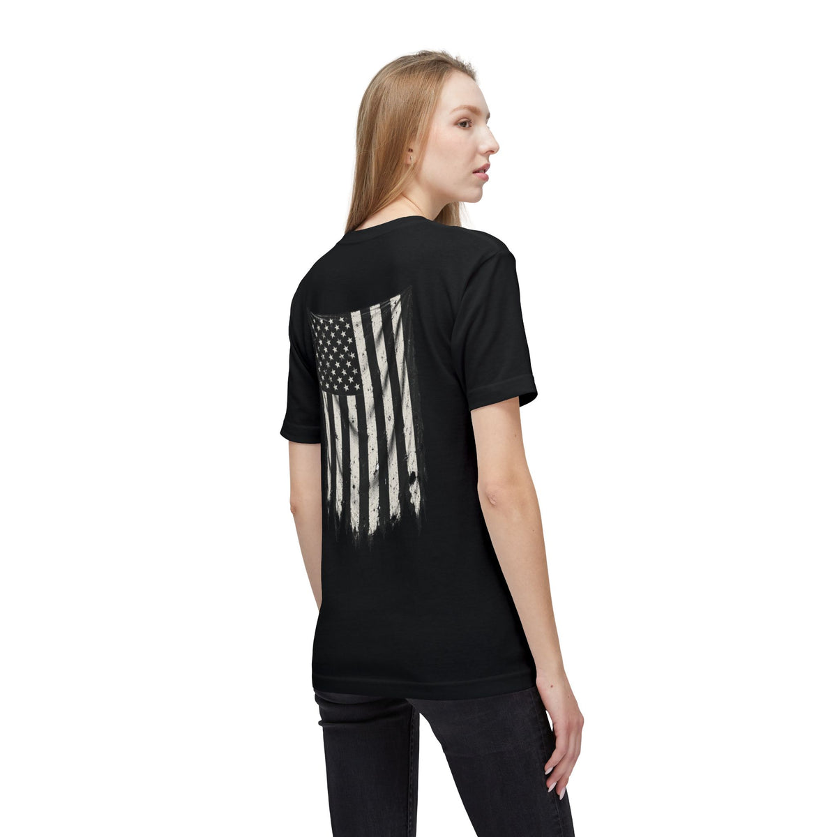 ThreadedShield Supply Co. Crest & Flag T-shirt - Premium USA Made