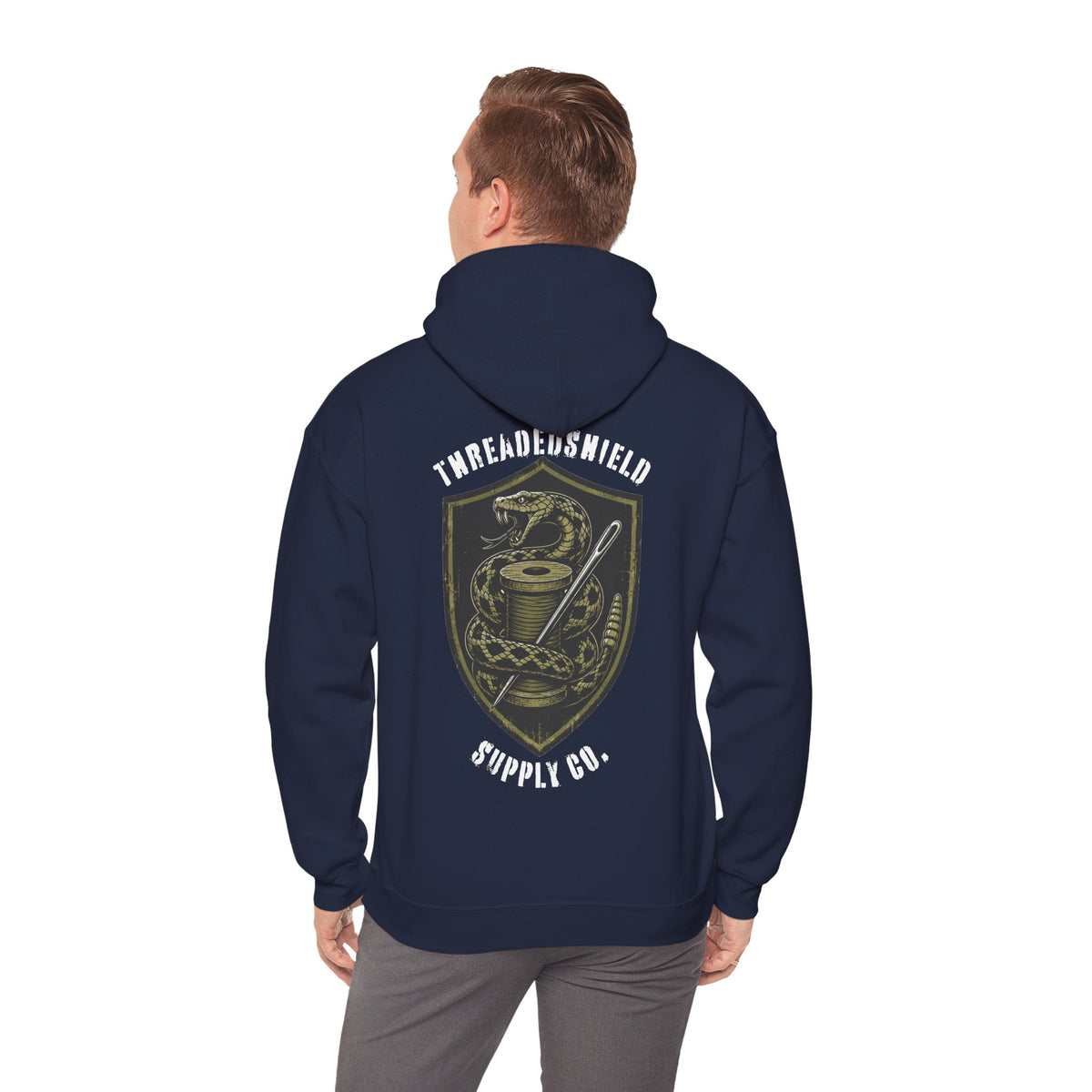 ThreadedShield Supply Co. Crest Heavyweight Hoodie