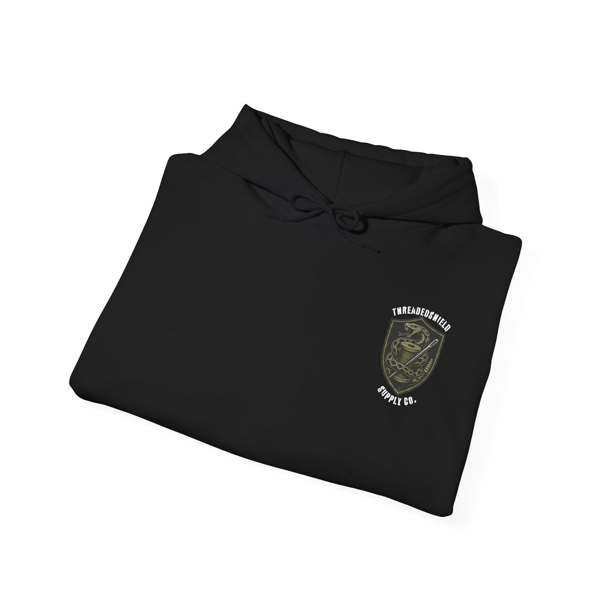 ThreadedShield Supply Co. Crest Heavyweight Graphic Hoodie