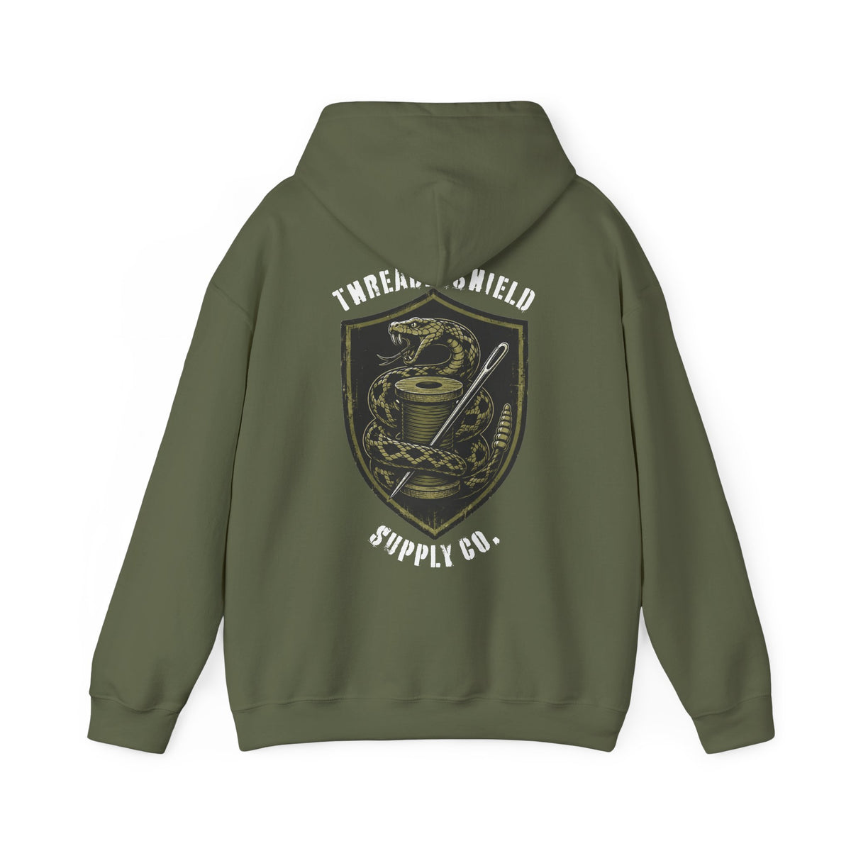 ThreadedShield Supply Co. Crest Heavyweight Hoodie