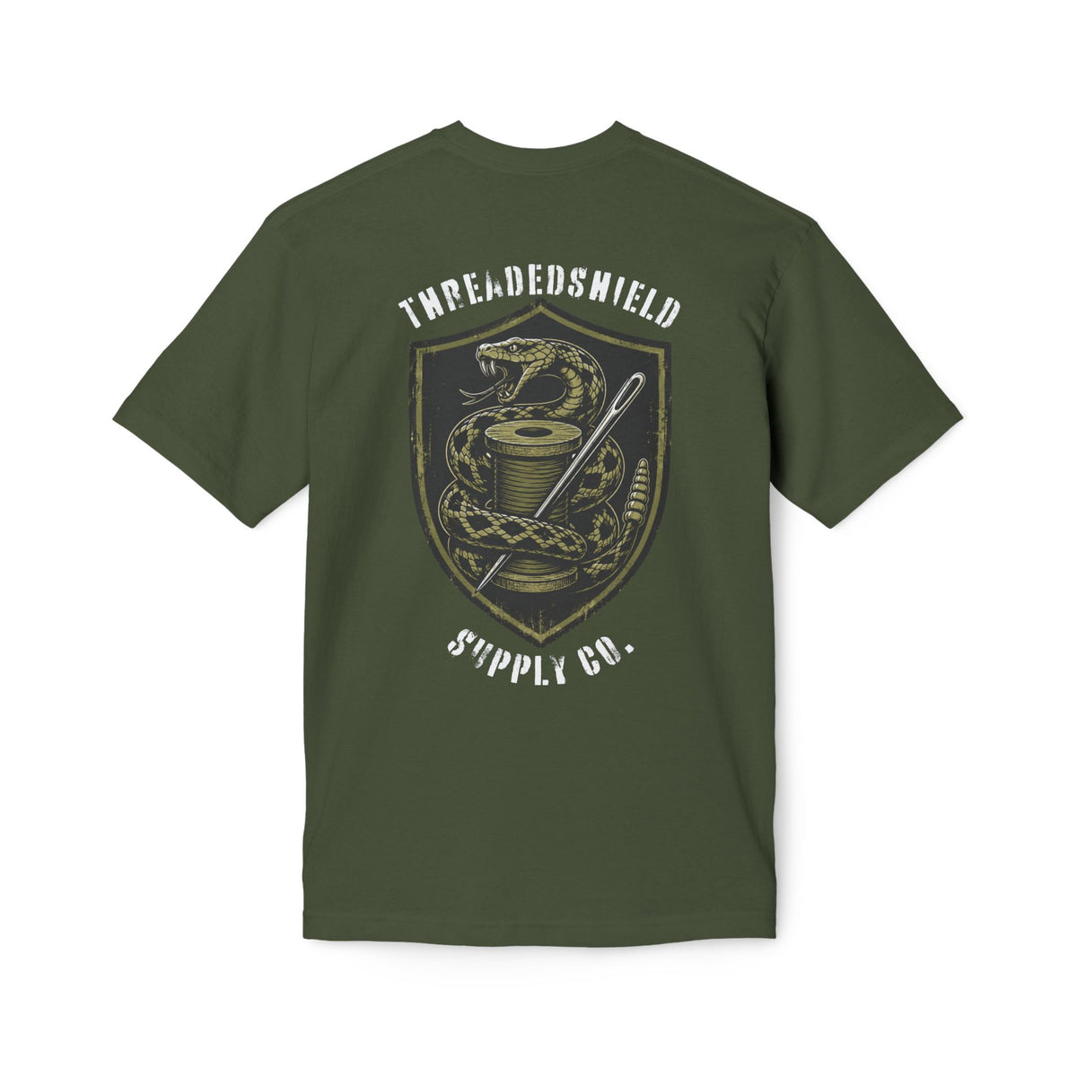 ThreadedShield Supply Co. Crest T-shirt - Premium USA Made