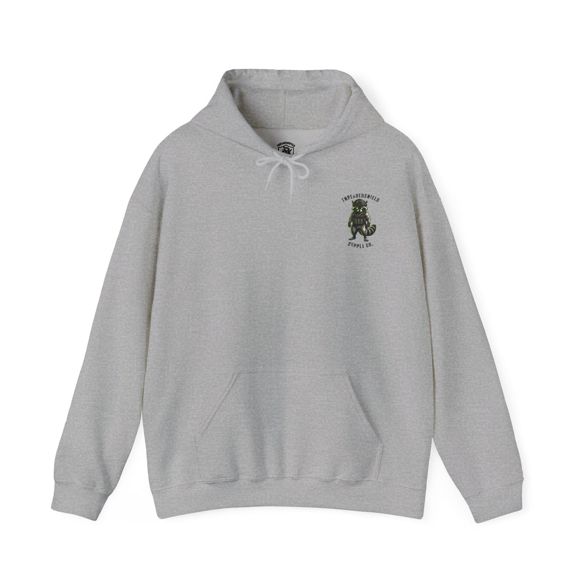 ThreadedShield "Tactical Trash Panda" Minimalist Heavyweight Hoodie