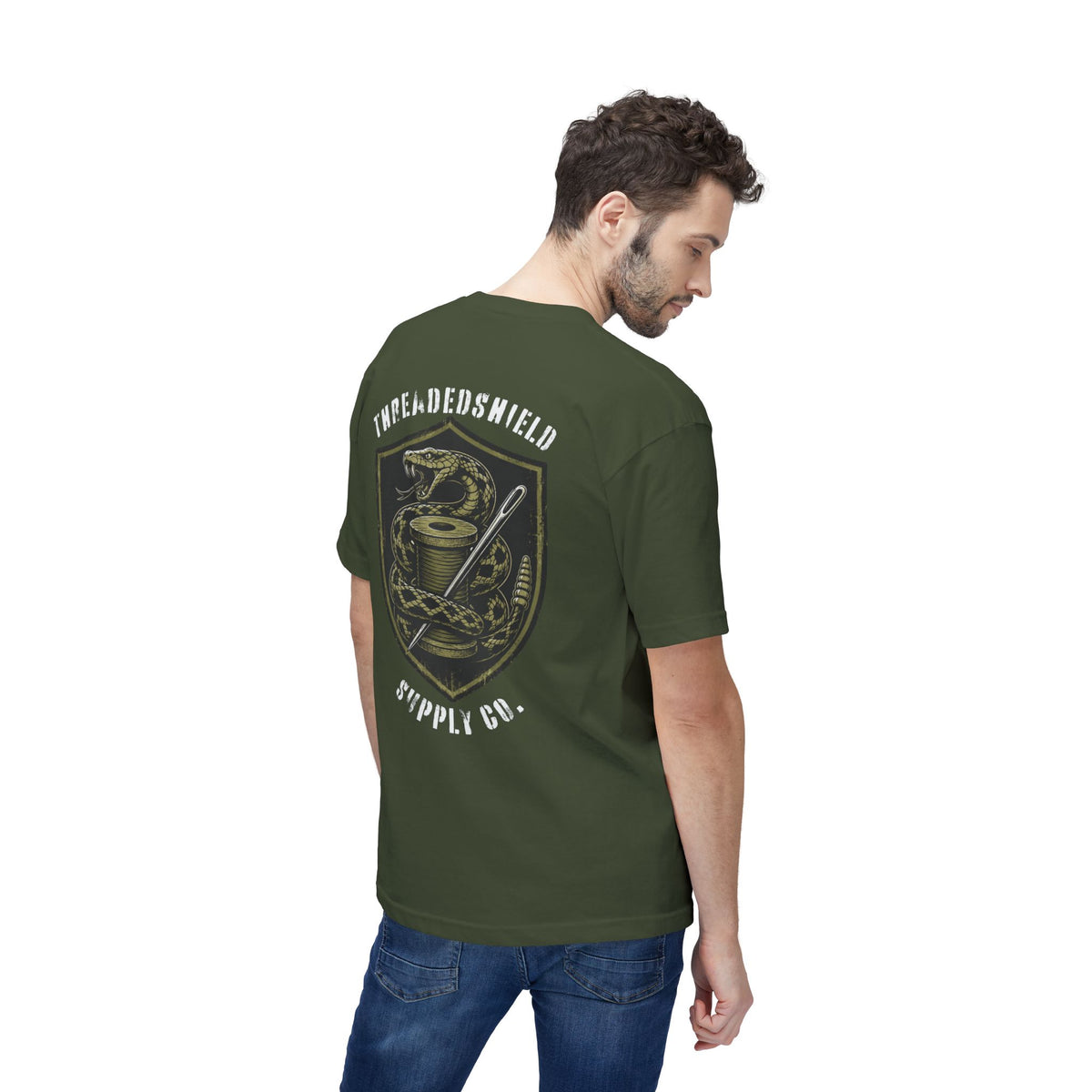 ThreadedShield Supply Co. Crest T-shirt - Premium USA Made