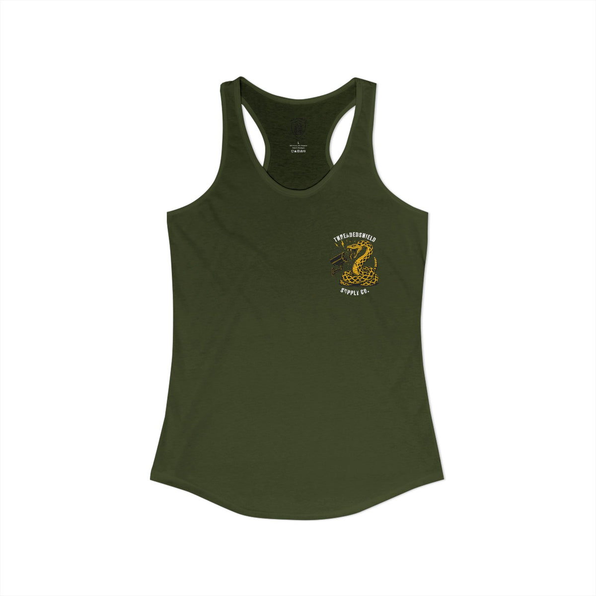 ThreadedShield "Flock DTOM" Women’s Racerback Tank