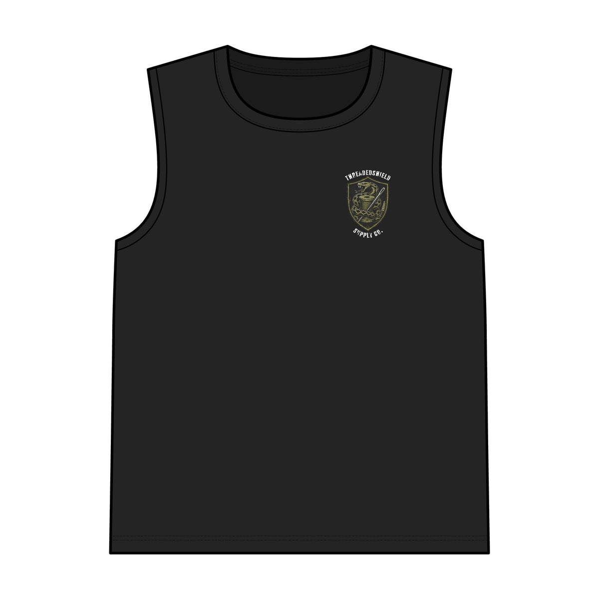 ThreadedShield Supply Co. Crest & Flag V.I.T. Muscle Tank
