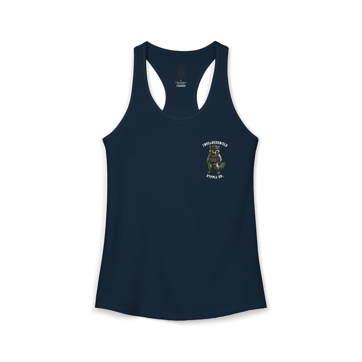 ThreadedShield "Tactical Trash Panda" Women’s Racerback Tank