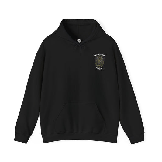 ThreadedShield Supply Co. Crest Heavyweight Hoodie