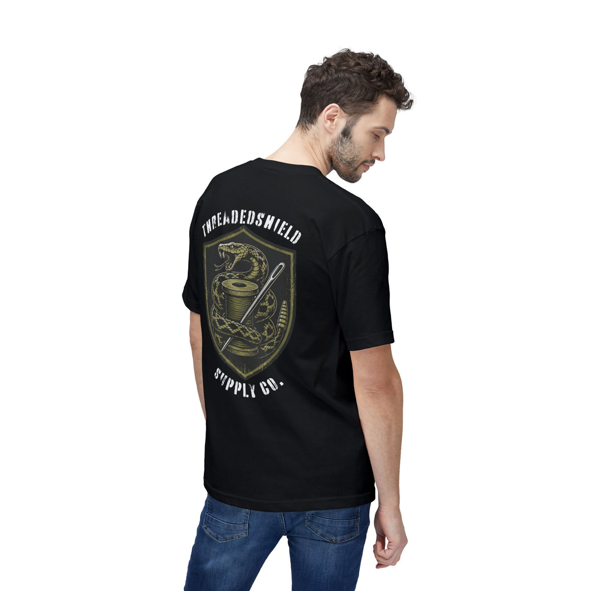 ThreadedShield Supply Co. Crest T-shirt - Premium USA Made