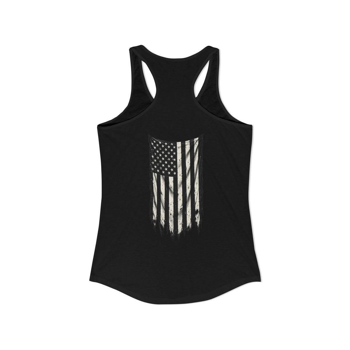ThreadedShield Supply Co. Women’s Crest & Flag Racerback Tank