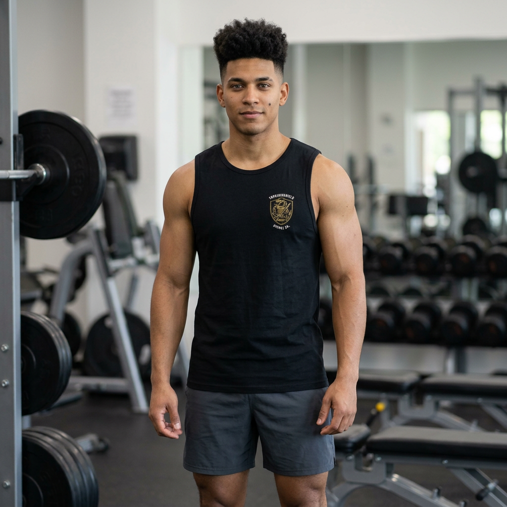 ThreadedShield Supply Co. Crest V.I.T. Muscle Tank