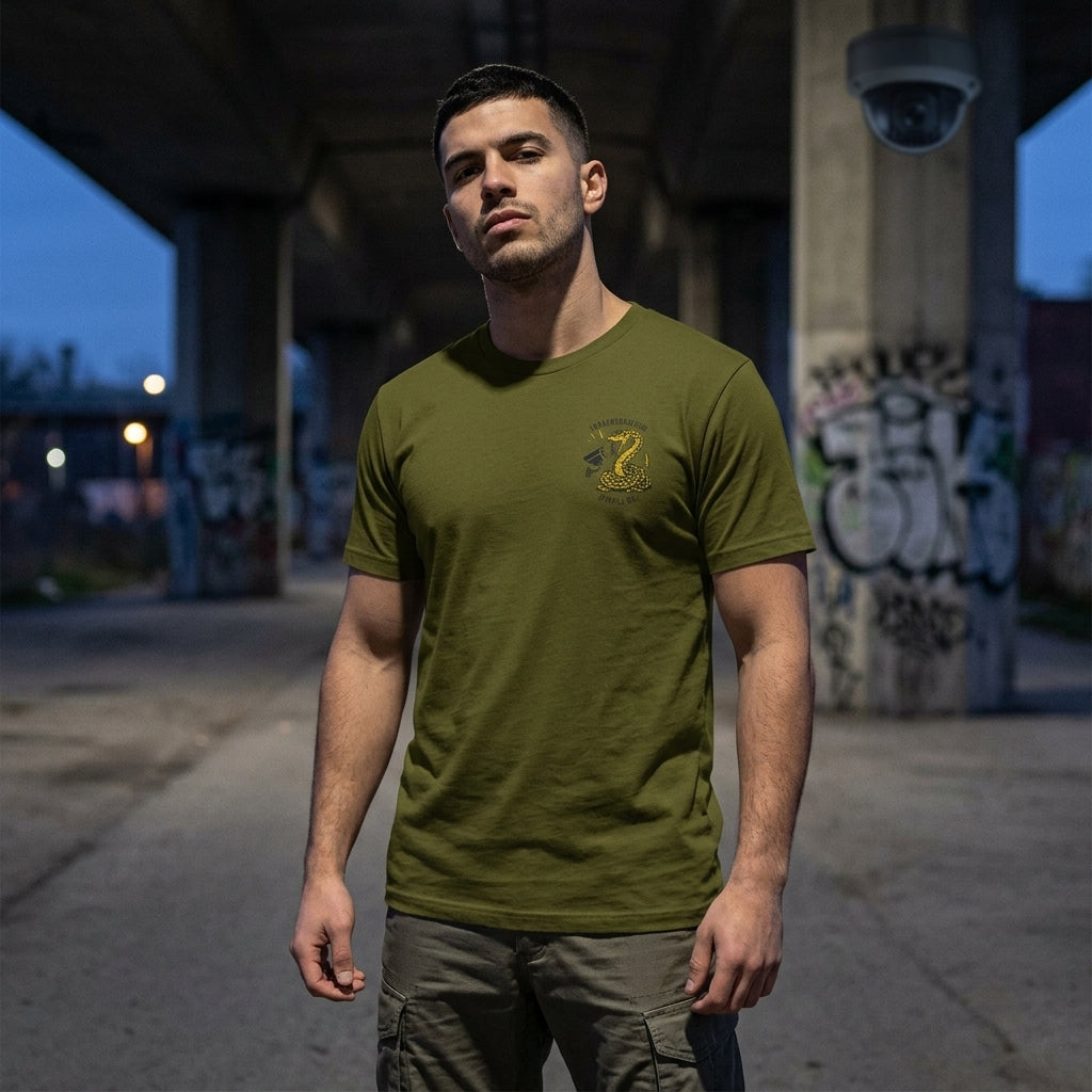 ThreadedShield "Flock DTOM" Tee