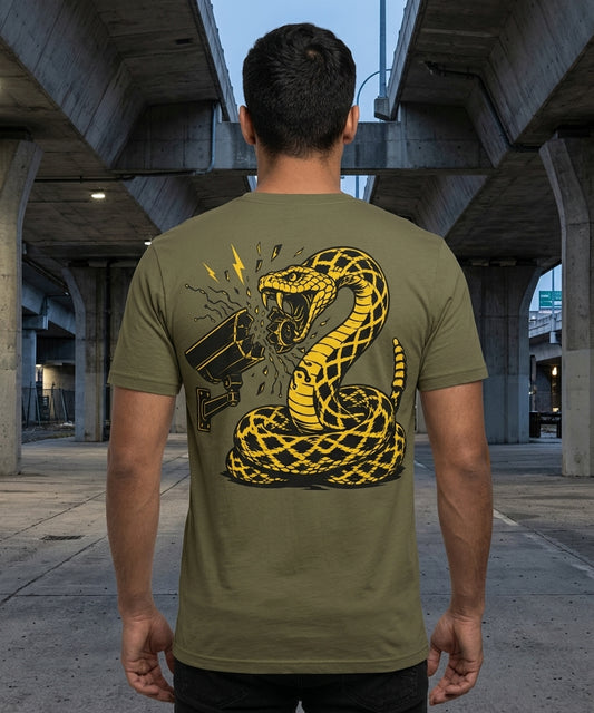 ThreadedShield "Flock DTOM" Tee