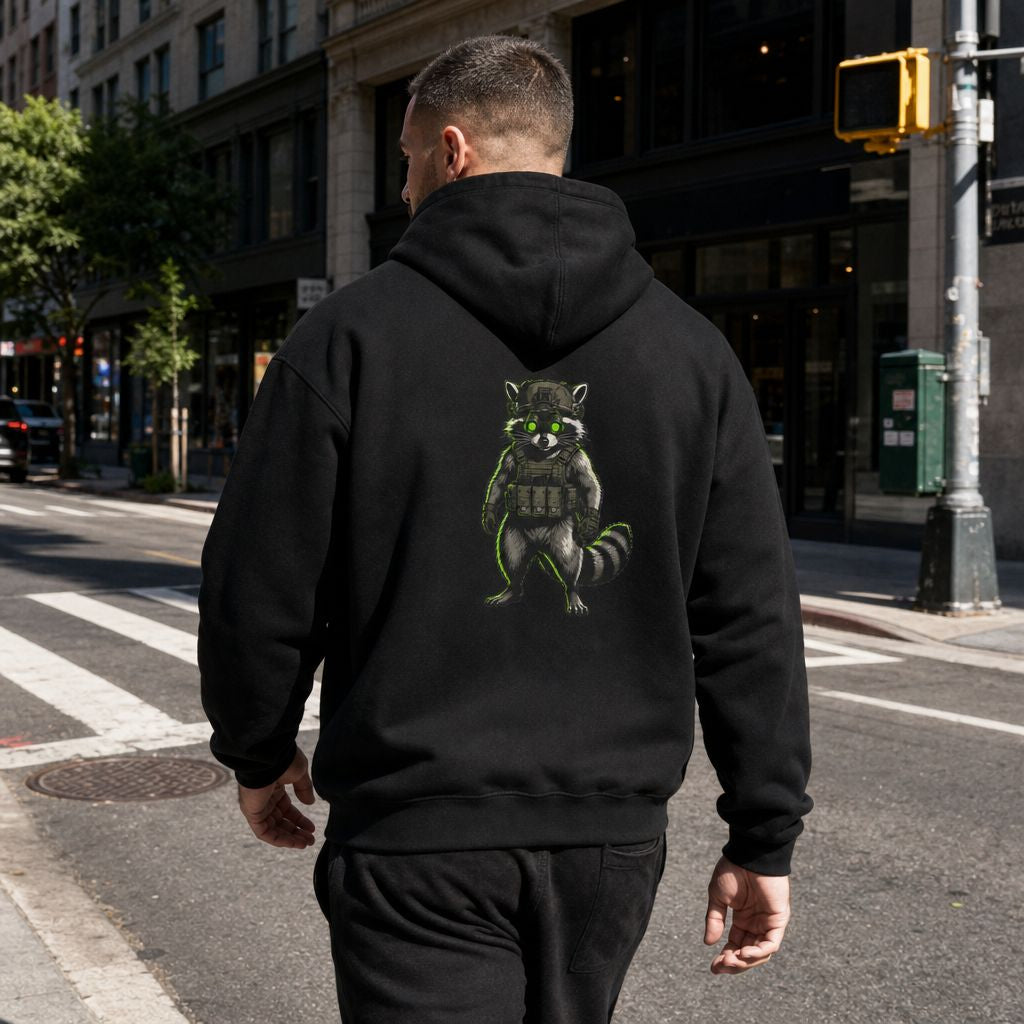 ThreadedShield "Tactical Trash Panda" Heavyweight Graphic Hoodie